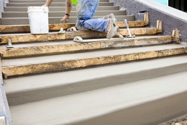 Concrete Steps Pouring in Olympia