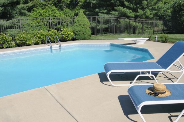 Poolside Concrete Installation in Olympia