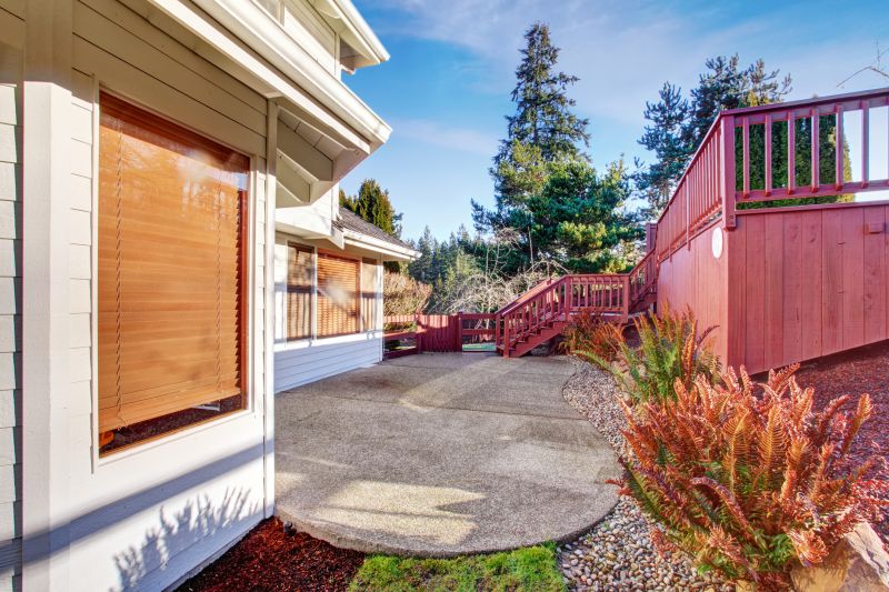 Concrete Patio Installation detail